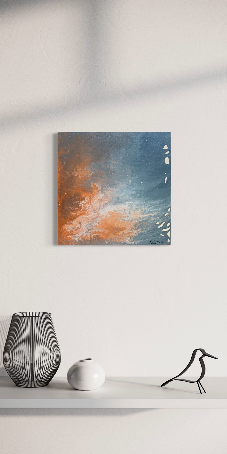Ekkolod - blue and copper cloud study