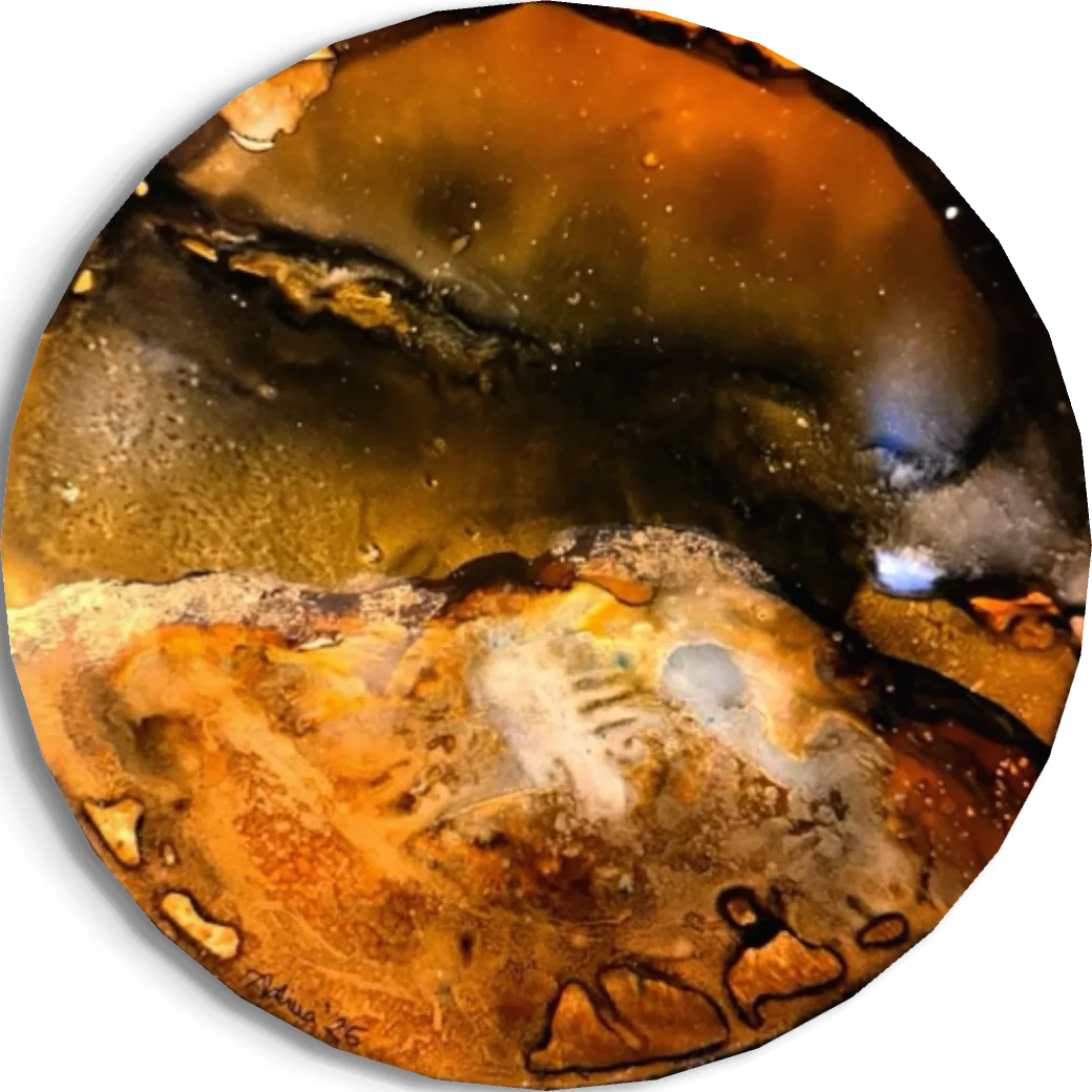 Dune, alcohol ink