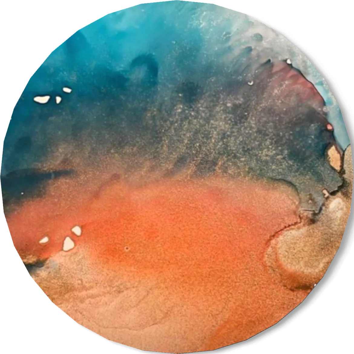 Sahara, alcohol ink